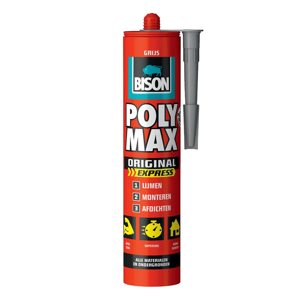 Adeziv etansant universal Poly Max BISON Gri 300ml